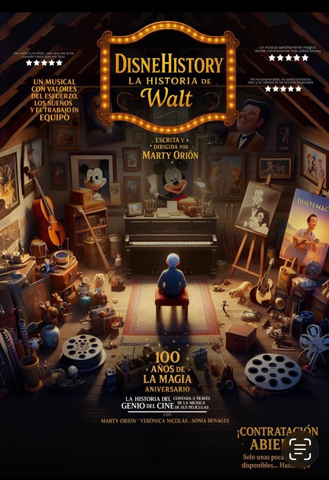 DisneHistory, la historia de Walt — 100 años de la magia