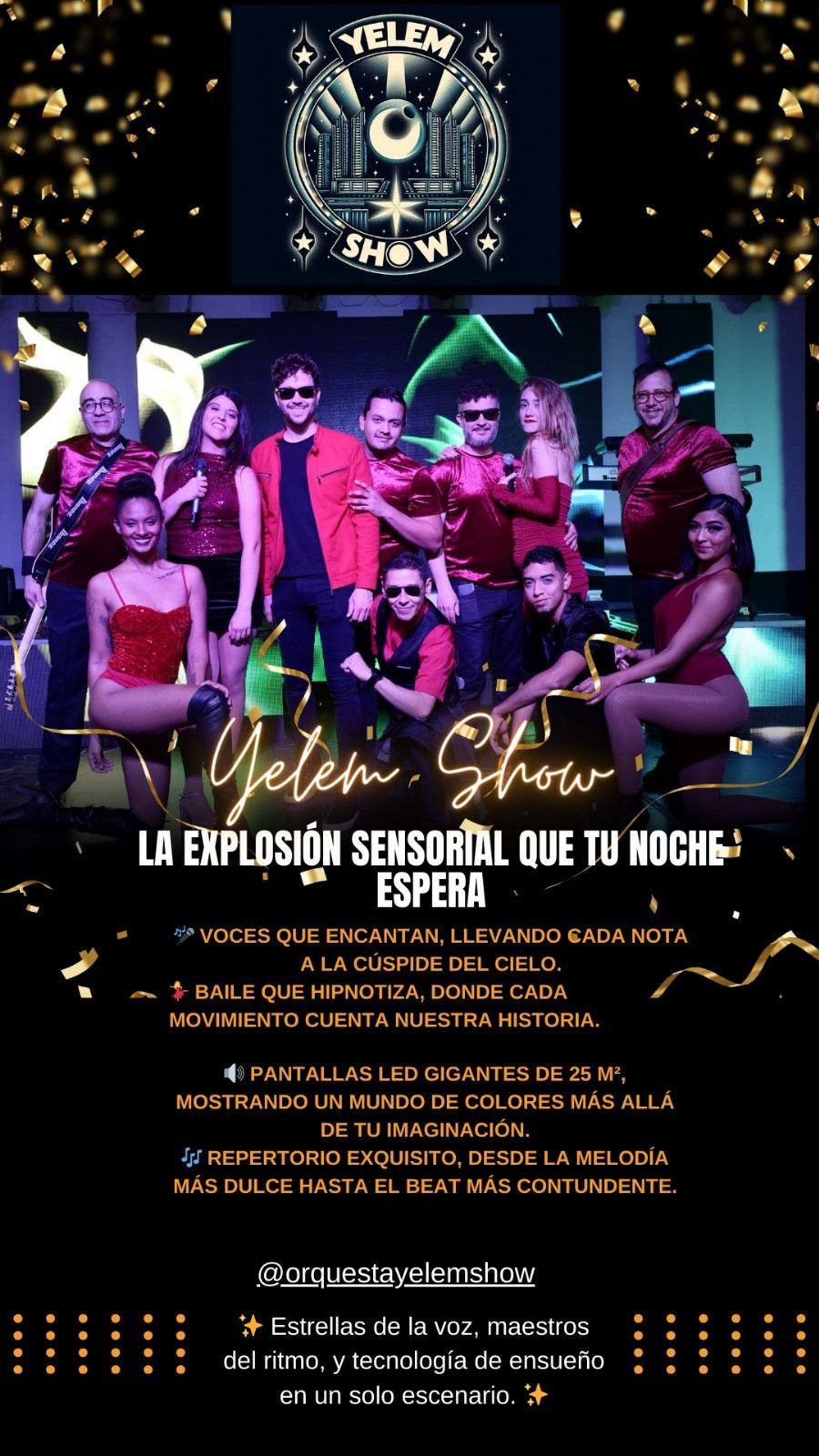 Yelem Show — La explosión sensorial que tu noche espera